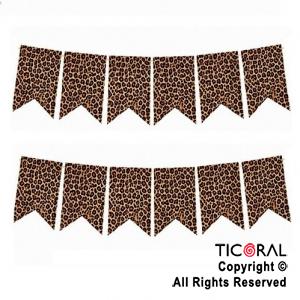 BANDERIN ANIMAL PRINT
